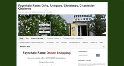 Desktop Screenshot of fayrehalefarm.com